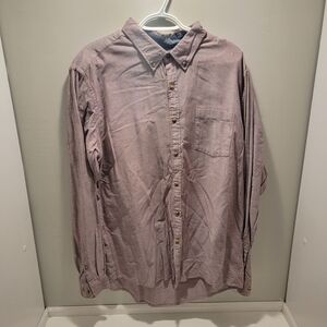 G.H. Bass & Co. Men's Red Button-Down Shirt